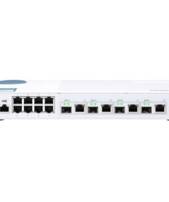 QNAP QSW-M408-4C 8 Port 1Gbps 4 Port 10G SFP+/ NBASE-T Combo Web Management Switch