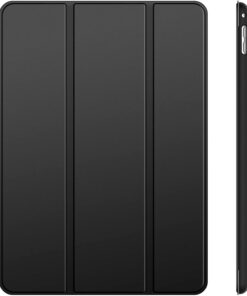 JETech Étui Compatible avec iPad Mini 4, Housse Coque avec Support Fonction et Veille/Réveil Automatique, Noir